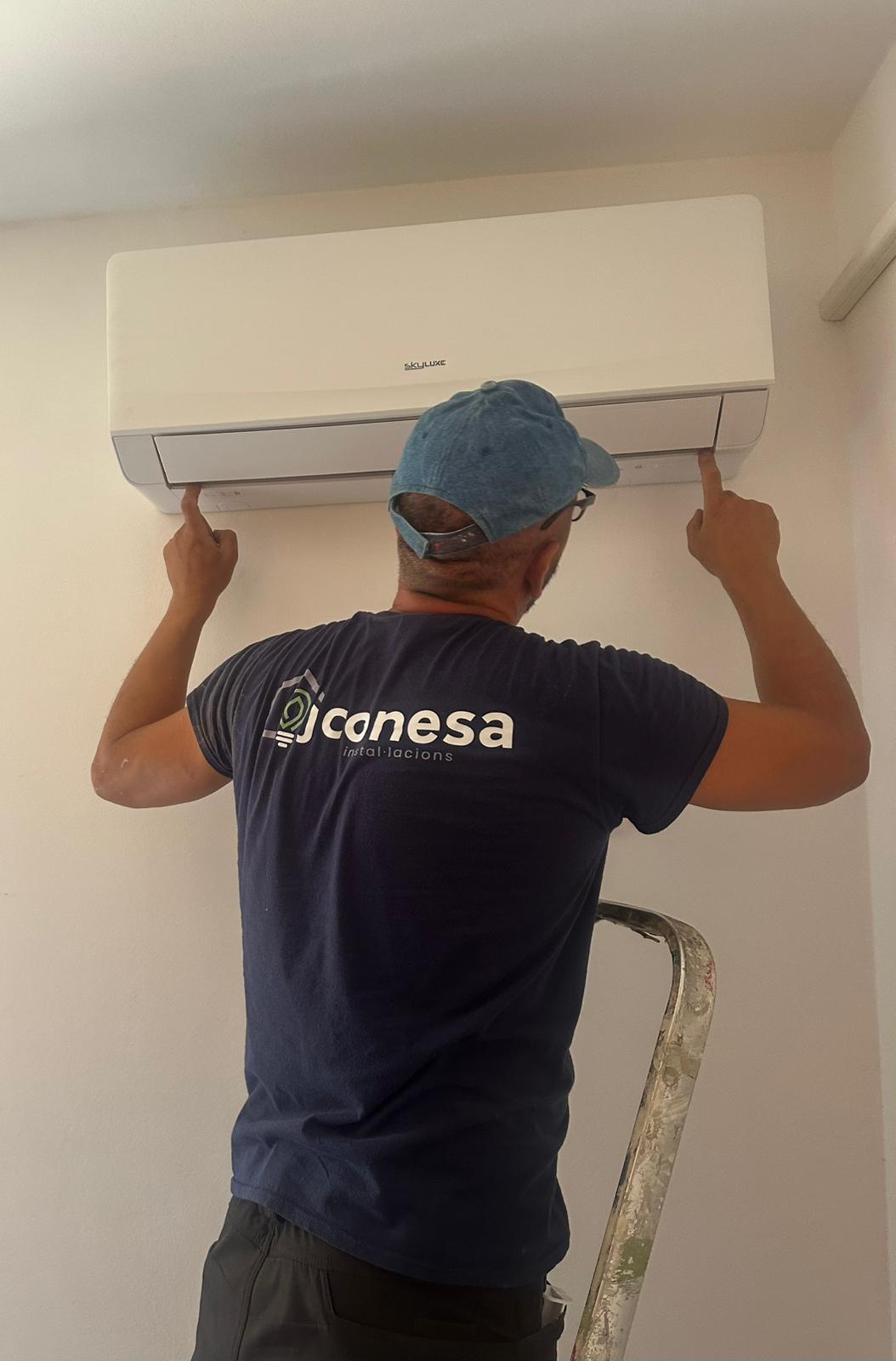Instalación de aire acondicionado